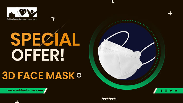 فروشگاه تجهیزات و محصولات پزشکی پیشنهاد ویژه ماسک سه بعدی